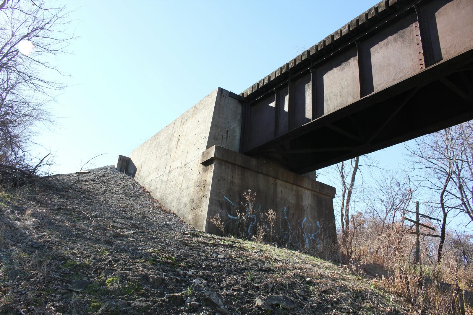 West abutment